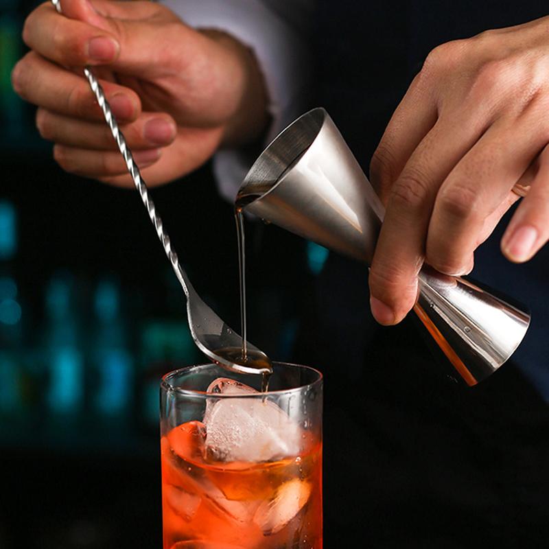 Stainless Steel Cocktail Muddler Spiral Bar Spoon Set Ice Crusher Professional Bartender Tools Bar Accessories for Mojito Julep