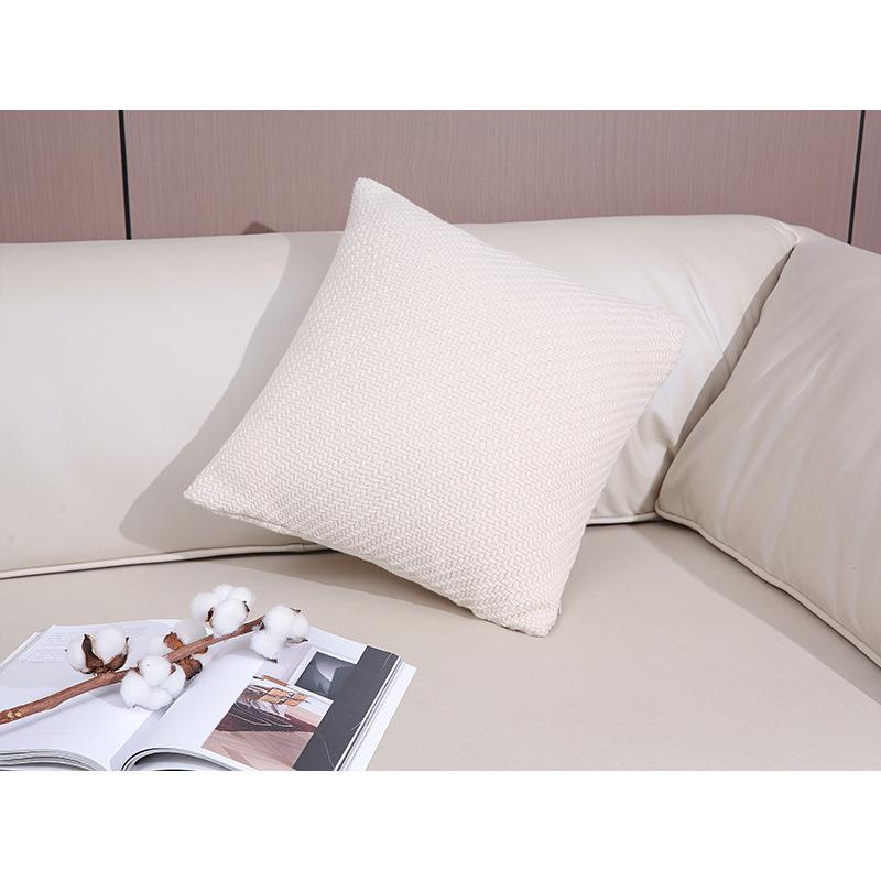 Nordic Style Knitted Pillowcase with Core Square Living Room Cushion Living Room Ins Light Luxury Sofa Cushion Cover