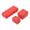 3 Pcs RC Car Simulation Luggage Case Large Medium Small RC Crawler Suitcase Decoration for 1 18 1 24 Red