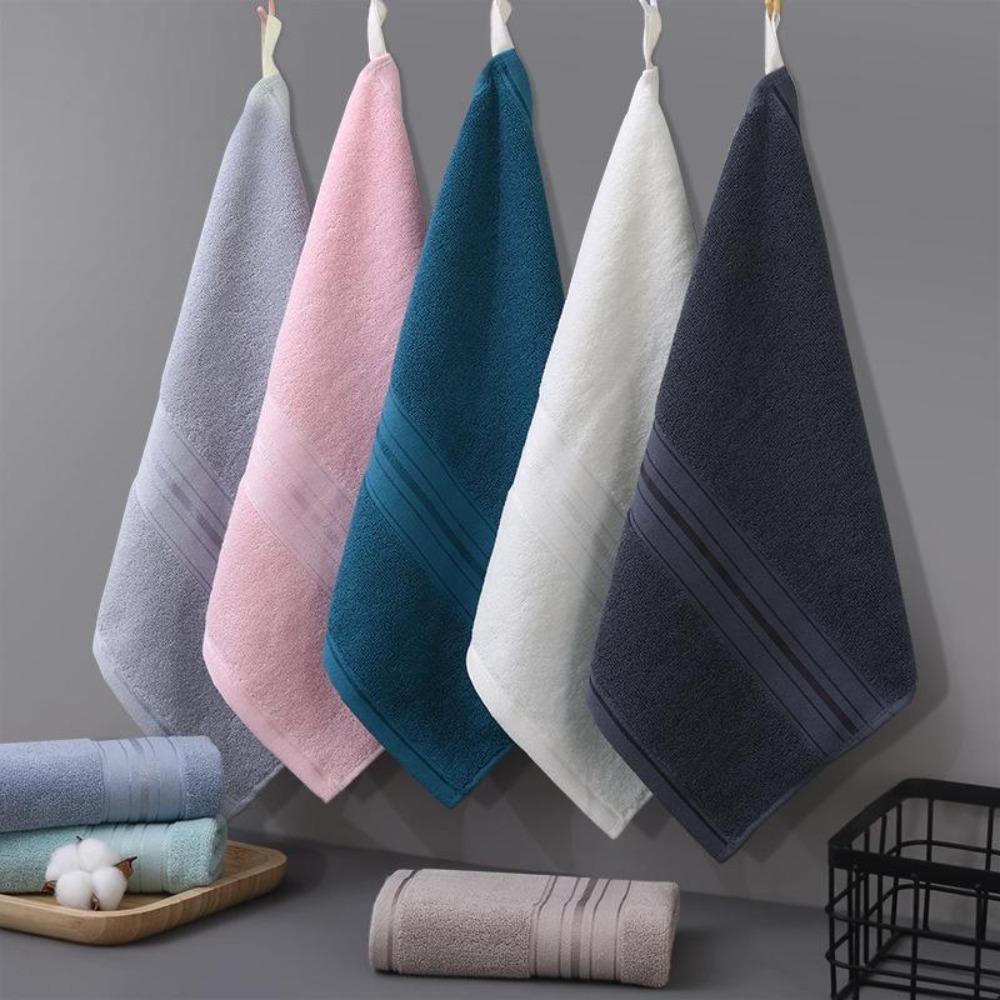 Cotton Washcloths Set - 100% Ring Spun Cotton, Premium Quality Flannel Face Cloths, Highly Absorbent and Soft Feel Fingertip Towels
