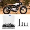 177pz Viti Moto Clip Bullone Carena Universale M5 M6 Adatto per Moto Sportive Honda