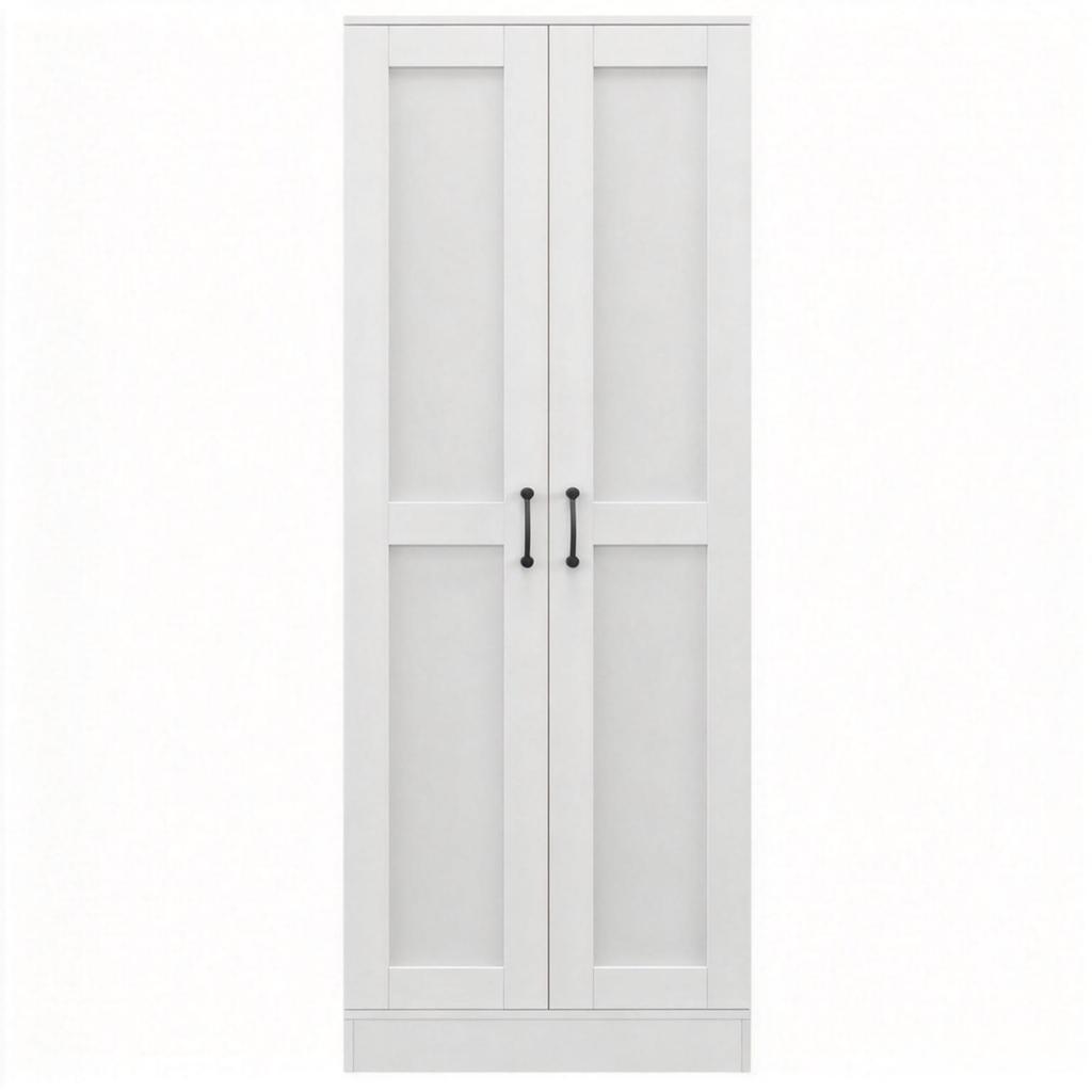 Storage Furniture Cabinet with 2 Doors, 5 Adjustable Shelves, Modern Contemporary Style (only with Cabinet)