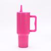Simple third-generation 10oz car cup Big Mac cold handle ice cup large-capacity portable thermal insulation water cup