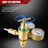 Pack of 1 Double Gauge Regulator with Precisions Filter System for Argon and CO2 Gas Control in Welding Applications