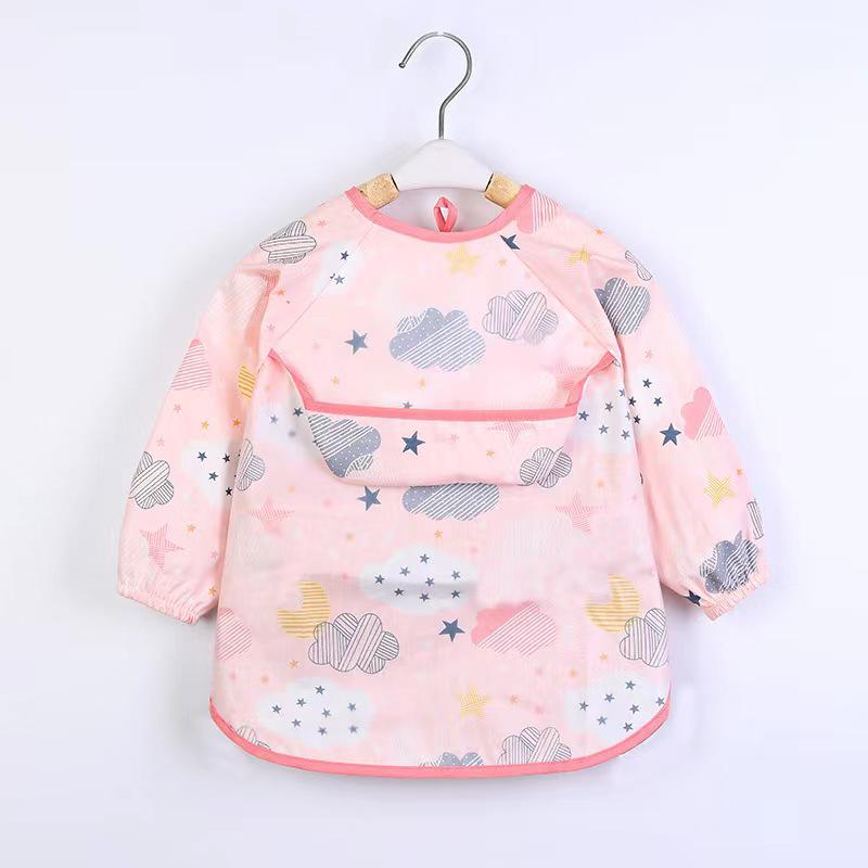 Summer Baby Bibs & Aprons - Thin Cotton, Waterproof, Stain-proof, Back-wear Coveralls