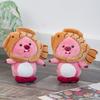 Cute Beaver Plush Toy Keychain Pendant With Soft Short Plush Wholesale Hanging Decoration For Bags