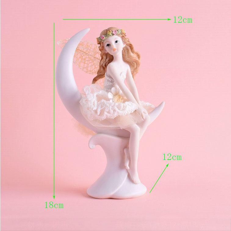 Evropské pryskyřičné ozdoby Anděl Květina Víla Domov Obývací pokoj Stůl Socha Řemesla Dětský pokoj Figurky Dekorace Narozeninové dárky