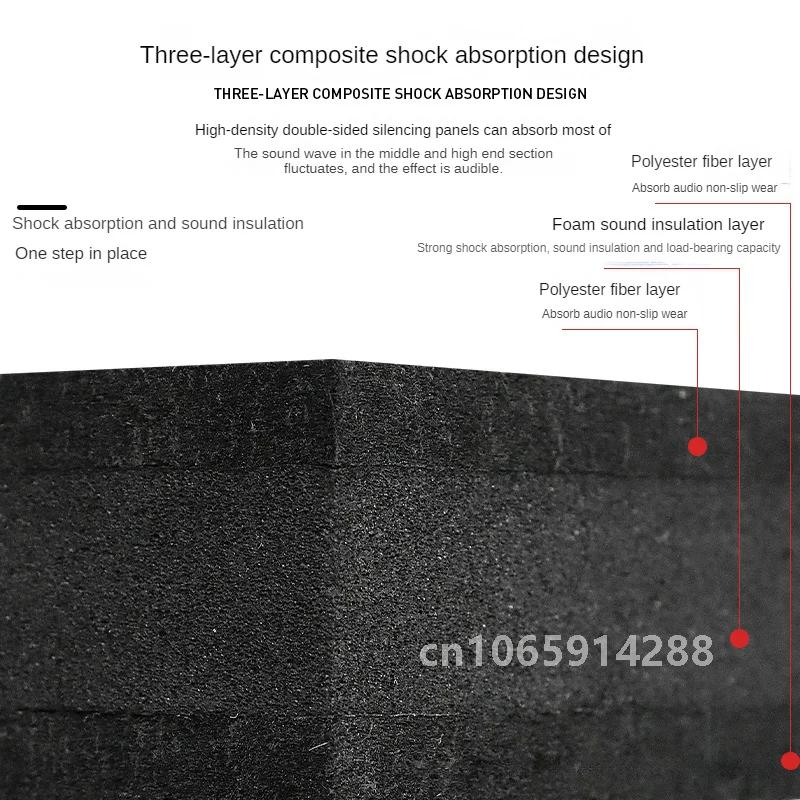 Floor Sound Insulation Layer Shock-Absorbing Pad Three-Layer Drum Set Piano Shock-Absorbing Sponge Thickened Insulation Mute