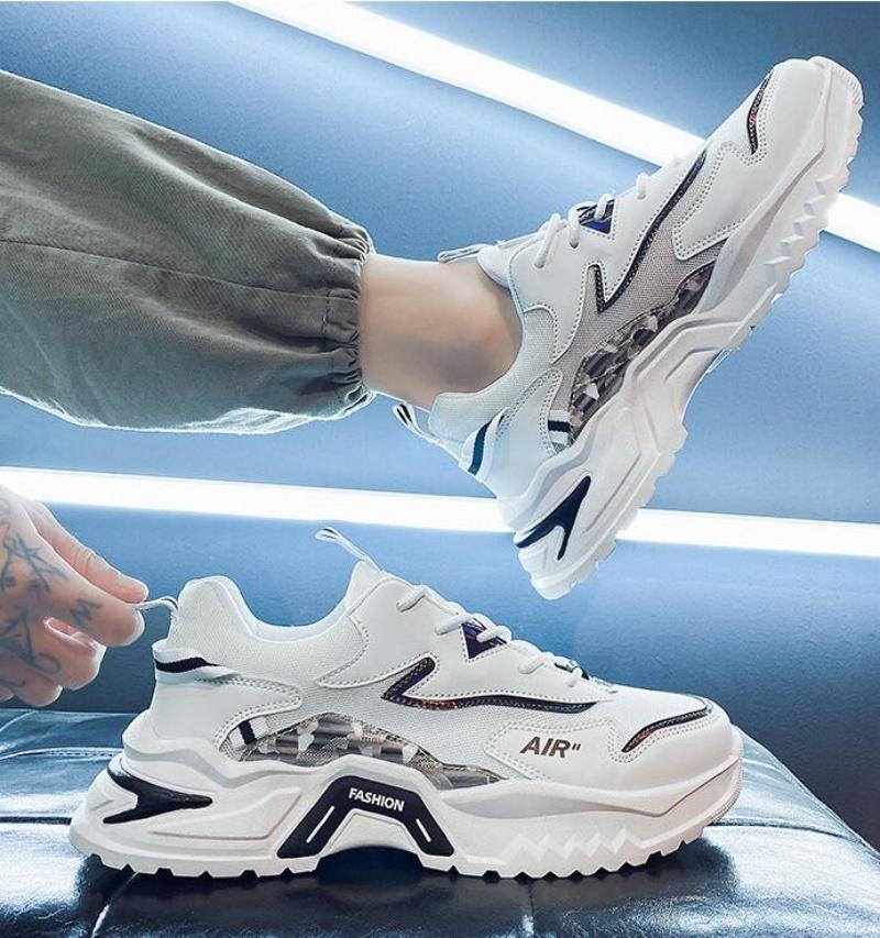 Neue Lässige Sportschuhe für Herren Trendschuhe Herren-Sneaker Männlich Atmungsaktiv Plateau Tenis Masculino Schuhe