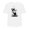 Cat Splashing In Water Unisexs Unisexs Cotton Tshirts