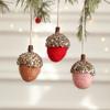 3pcs Cute Wool Felt Multifunction Xmas Tree Pendant DIY Supplies Hanging Ornament  Room