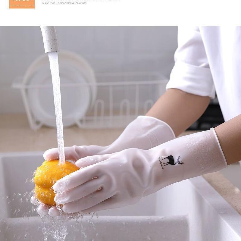 FKIV Thickened PVC Kitchen & Laundry Gloves
