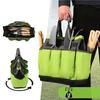 8 Pockets Garden Tool Bag Large Capacity Oxford Cloth Tote Caddytool Kit Handbag Weeding & Pruning Tool Storage Bag