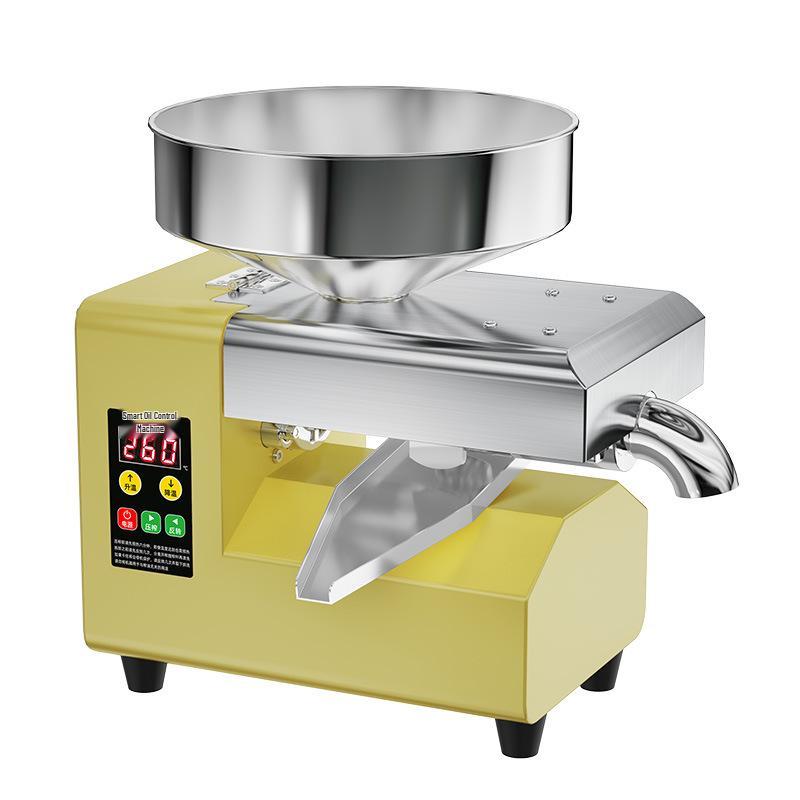 2025 Stainless Steel Home Oil Press Machine - 1100W High Power for Commercial Use
