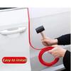5M Car Rubber Door Sealing Strips Protector Car Door Edge Anti-Scratch Protector Car Door Clip-on Anti-collision Strip