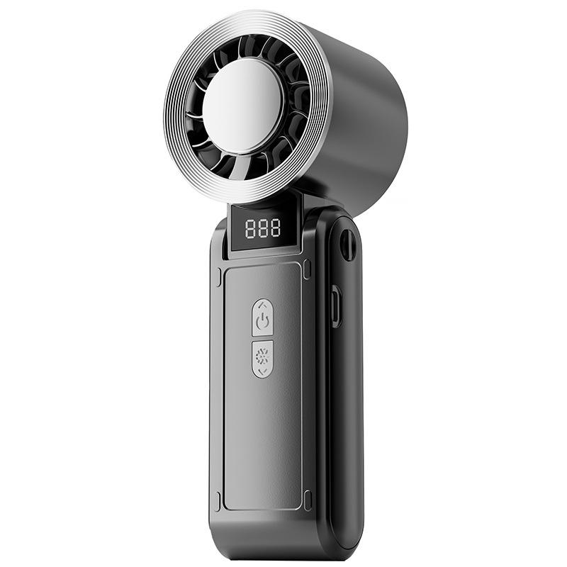 Rechargeable Handheld Turbo Ice Cooling Fan – Portable Electric Mini Fan