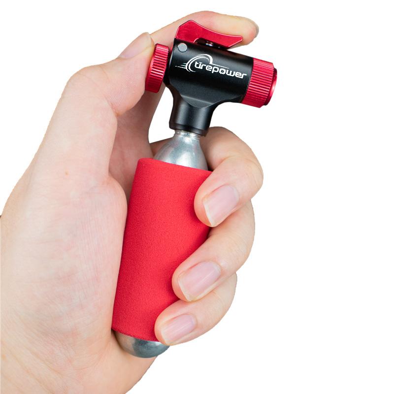 Ctrepower Portable Bicycle Air CO2 Pump Tire Inflator For Schrader & Presta Adapter MTB Road Bike Aluminum Alloy Automatic Pump