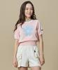 Bbc Earth W Artwork Short Sleeve Sweater_Light Pink