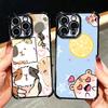 Cartoon Cute Hamster Plating Phone Case For Xiaomi Poco X5 X6 X7 X8 Pro Max F8 Ultra F7 M8 M7 M5S Redmi 15C 15 14C 13C 13 X3 12C