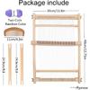 Ayasee Wooden Weaving Loom, Multi-Craft Weaving Frame to Handcraft for Kids and Beginners, 15.7 x 11.8in/ 40 x 30cm