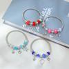 Fashion Beaded Elastic Bracelets Heart Stars Dragonfly Pendant Bangles Women Girls Jewelry Wristband