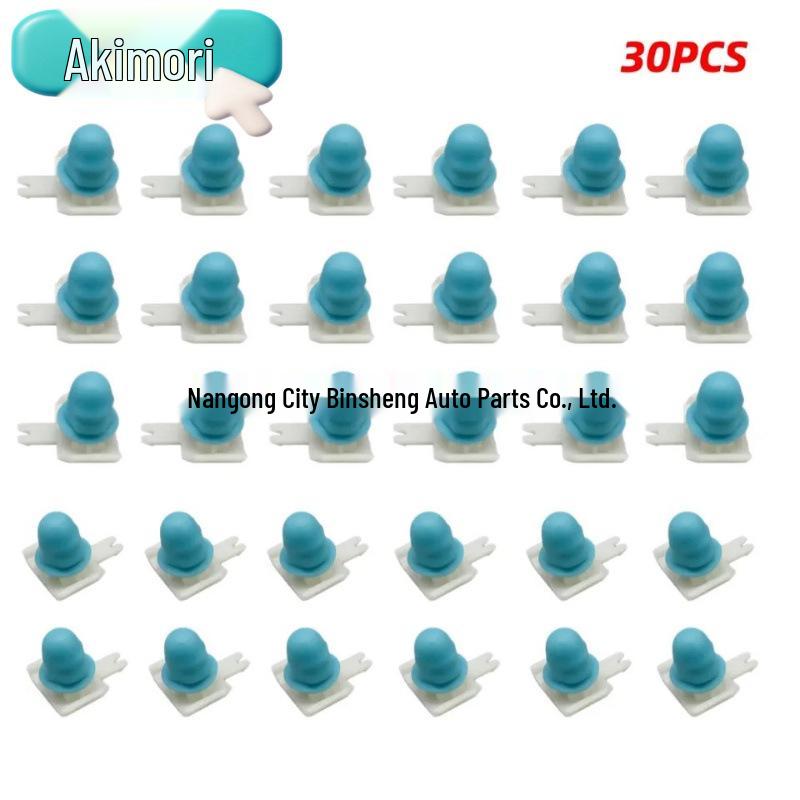 30PCS OE# 3B0853575 Molded Clip Retainer with Rubber Grommet Fastener