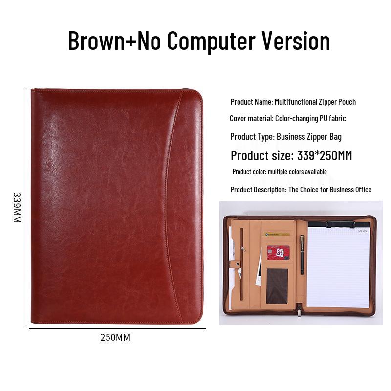 

Офисный бизнес-менеджер A4 Многофункциональная папка на молнии с логотипом на заказ