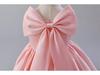 European & American Baby Girl's Satin Birthday & Flower Girl Dress with Big Bow