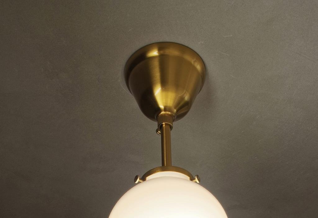 Interform LT-4304WH Rike Spotlight with Incandescent Bulb, White, Gold, Modern