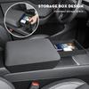 Xiaomi Luxury 3 In 1 Armrest Box Cover Organizer Soft PU Leather Height Pad for Tesla Model Y Model 3 Juniper Highland Center Console