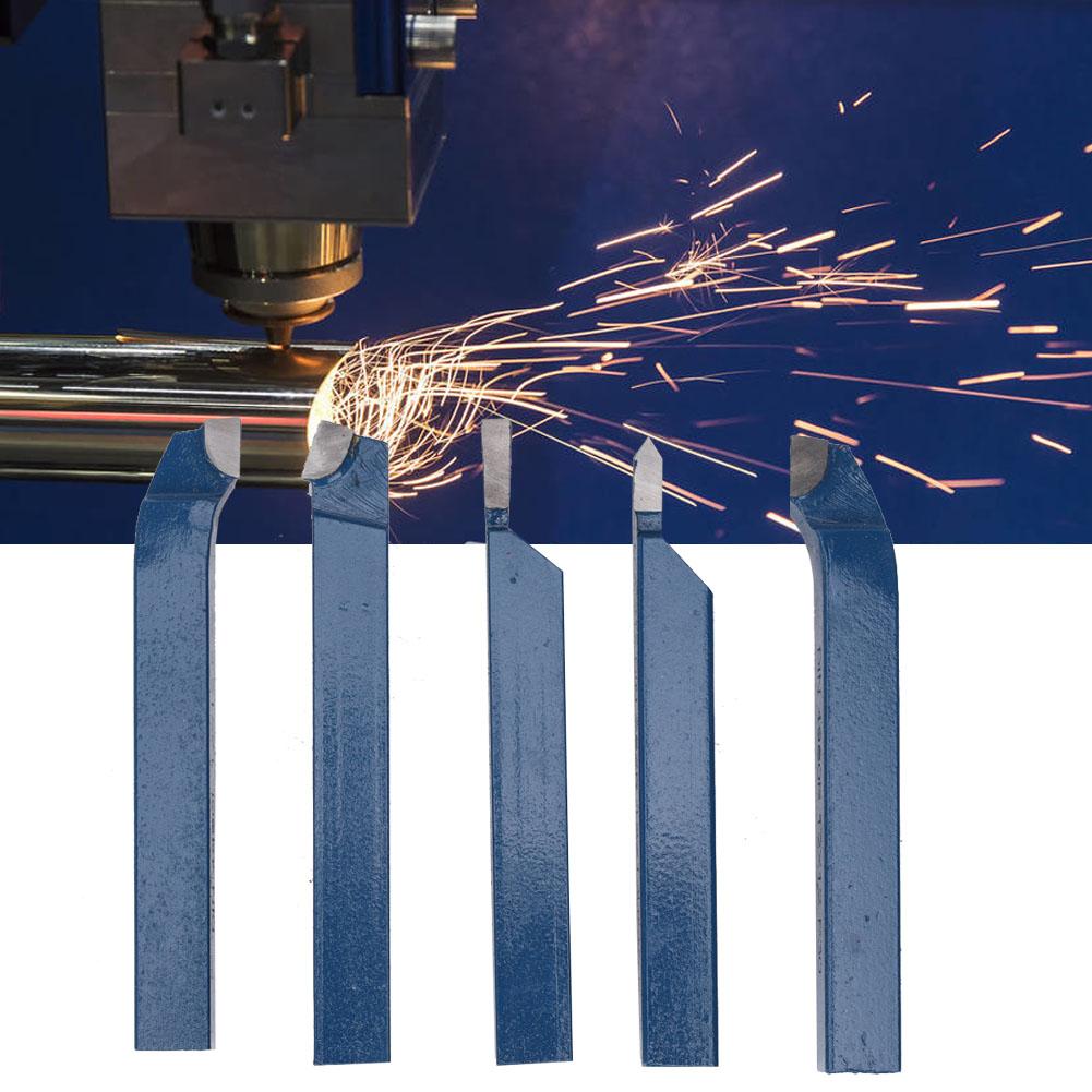 5 Stück Drehwerkzeug Hartmetallbestückt Schweißdrehwerkzeug Satz Werkzeugmaschinenteile 12x12mm