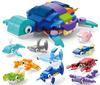 10 IN 1 Building Blocks Children's Cognitive Ability, Assembling Jurassic Dinosaur Model Toys Compatible Boys and Girls Gifts