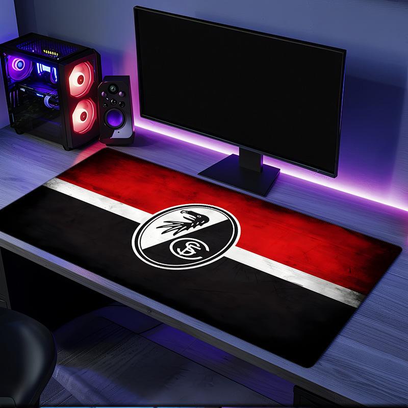 Club Crest Design Mouse Pad, Rubber Base, Mouse Pad for Gamers and Office Use, Gaming Desk , Easy To Clean Mat Christmas fan gifts