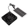 Solar Panel Exhaust Fan Solar Power Panel Air Exhaust Fan Energy Saving 15W Efficient Portable for Kitchen for Greenhouse