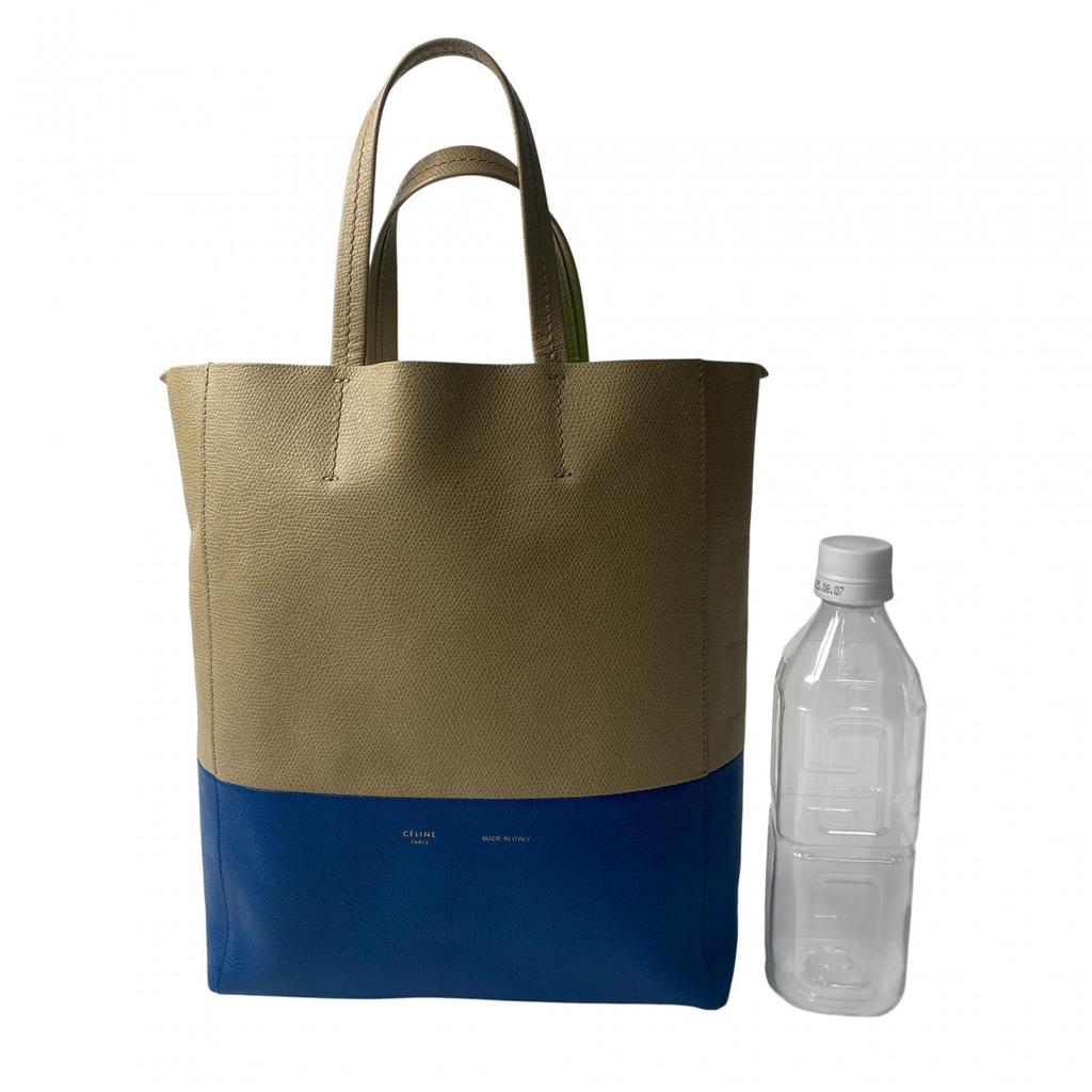 Used CELINEShoulder Bag Beige/blue Leather Women