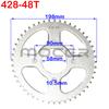 420/428 Chains 37T/41T/48T Tooth 58mm Rear Chain Sprocket for ATV Quad Pit Dirt Bike Buggy Go Kart Motorcycle Accessories