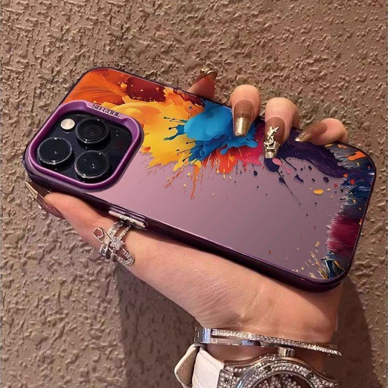 Color Ink Splash Phone Case for iPhone 13-17 Pro/Pro Max