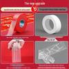 No-Trace Red Double-Sided Tape - High Viscosity, Strong Adhesive, Cloth-Based, Ideal for Spring Couplets.