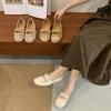 Round Head Bow Flat Ballet Shoes Women's 2025 New Gentle French Mary Jane Shoes Evening Wind Light Mouth Single Shoes