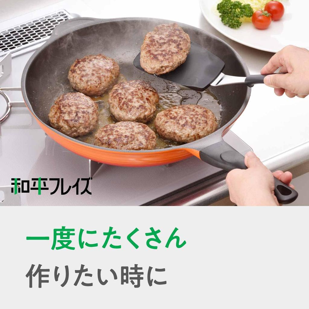 Wahei freiz Frying Vegetable Chinese BIG For Gas Fire Titanium Barrier Coat Pan, Stir-Fry, Food, Stir-Fry Pot, Calvik, 32cm, Size, Only, RA-9691