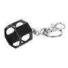 Aluminium Billard Kreidehalter Magnetisch Tragbar Achteckig Pool Queue Kreideetui mit Schlüsselanhänger für