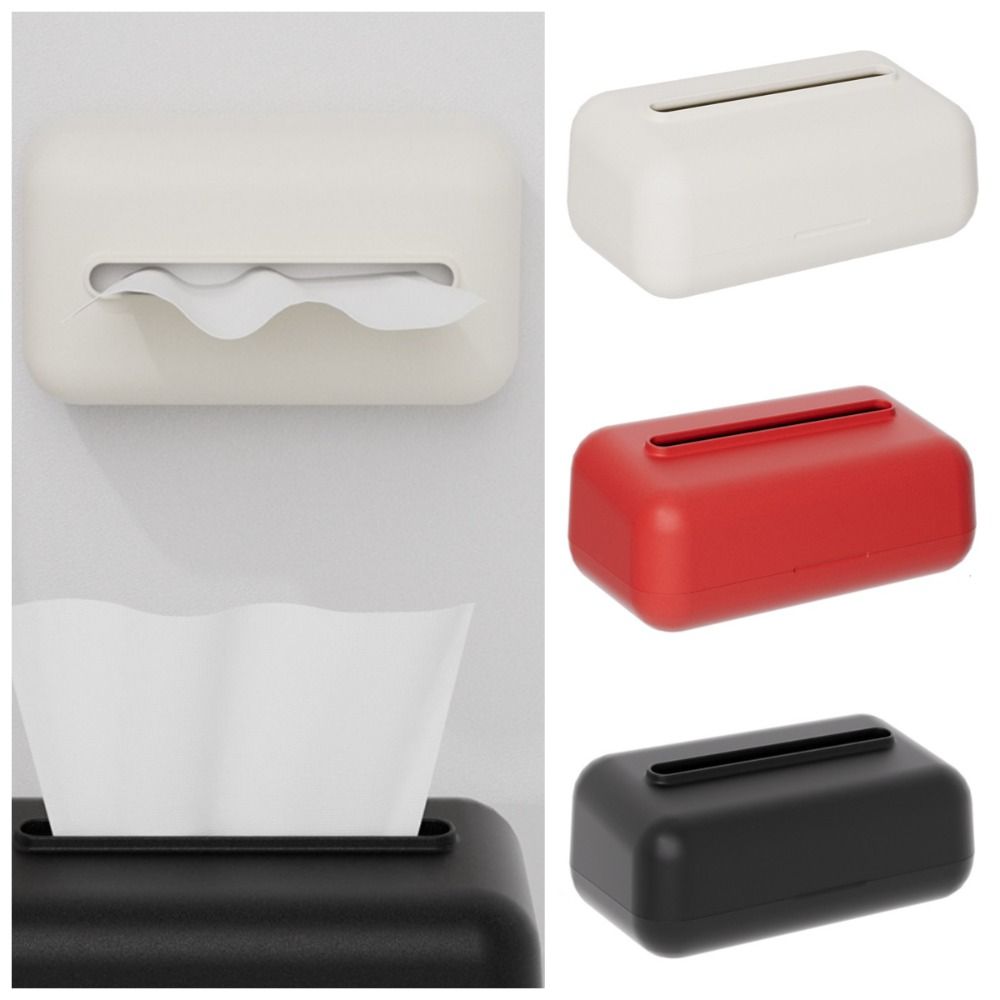 Wall Mountable Tissue Storage Box Automatic Lift Modern Napkin Holder Gift Paper Container  Car