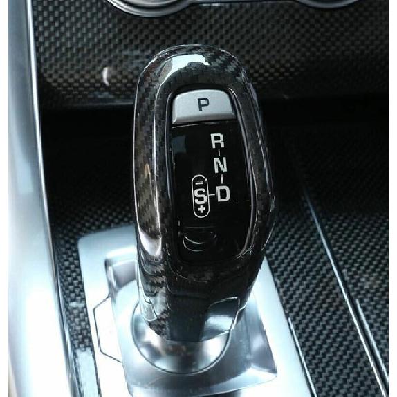 For Range Rover Sport 14- Carbon Fiber Central Console Gear Shift Knob Frame