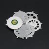 Jewellers Tools Diamond Gemstone Fan Measuring Tool Round Gem Gauge Multipurpose for Stone Jewelry Measuring Tool