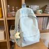 New high-value, fresh and cute backpack female junior high school students casual simple large-capacity backpack