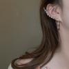 1 Pcs Elegant Zircon Earrings Luxury Clip-On Earrings Dangle Earrings  Women's Jewelry Accessory