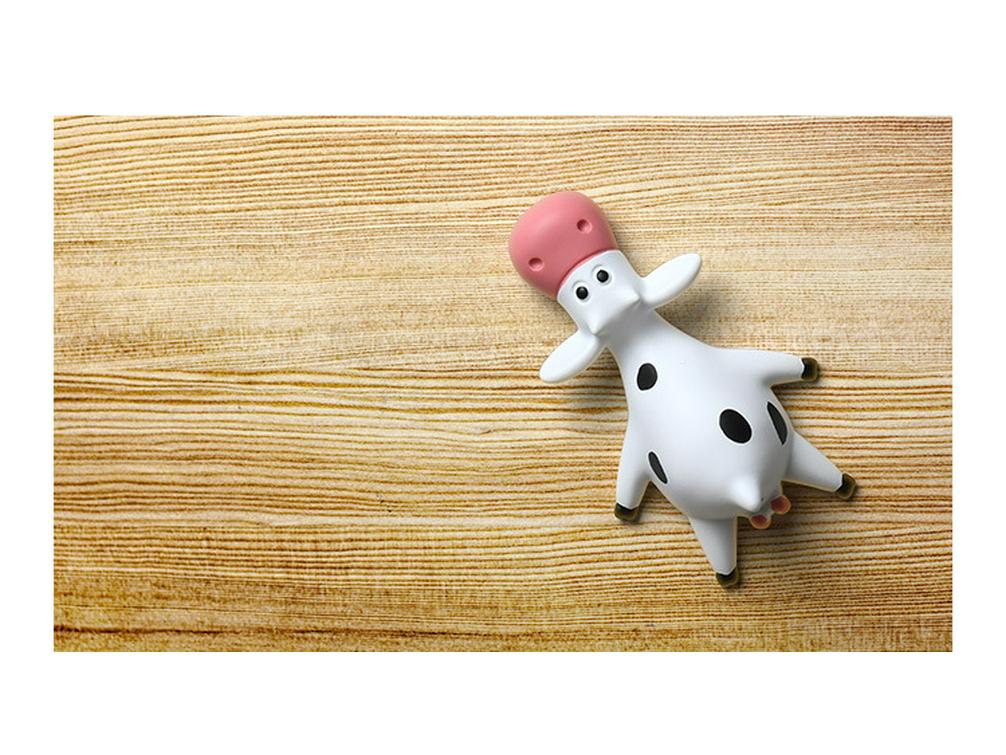 Cute 3D Cartoon Cow Fridge Magnet - Creative Magnetic Sticker Gift