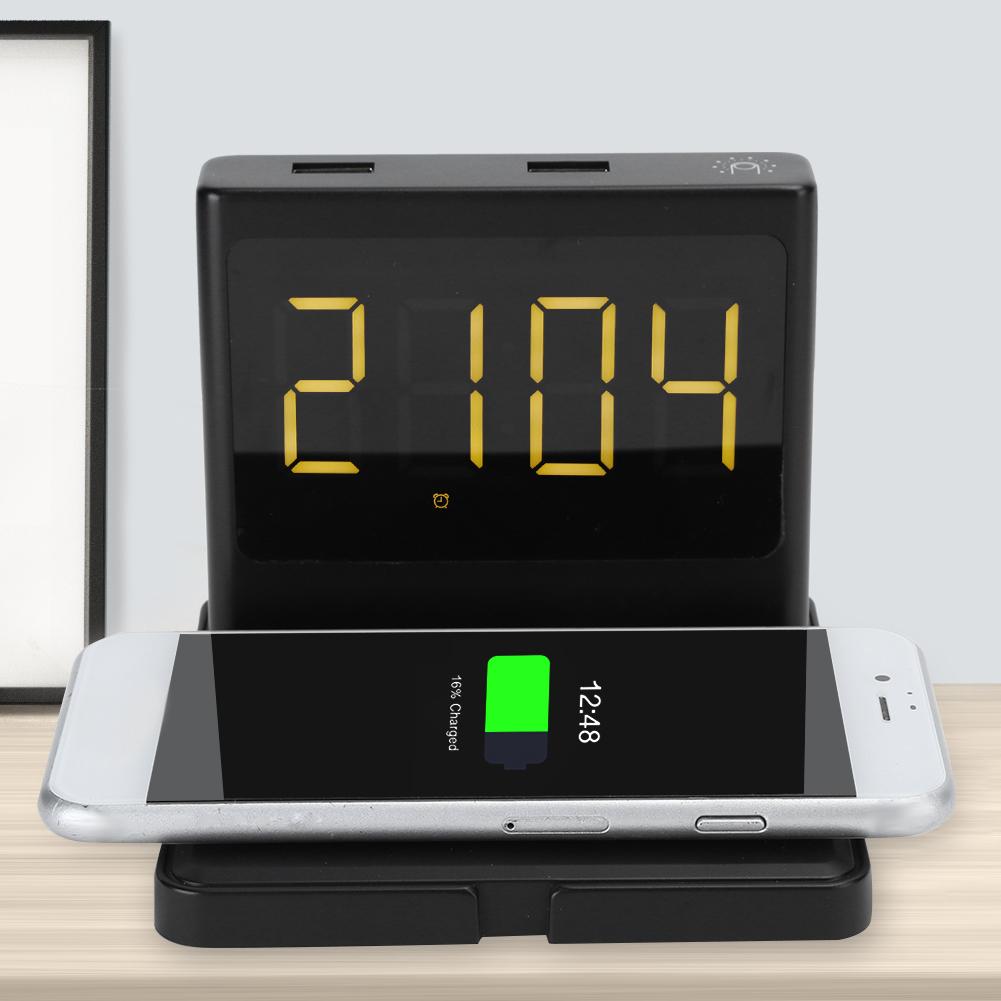 

For Clock Wireless r 15W Alarm T11 Quickly Multifunctional Charging Supplies