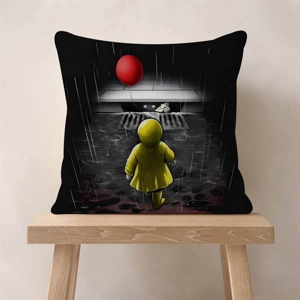 Horrorfilm It Pennywise Clown Personalisierte Bilder Text Heimdeko Kissen Haushaltsgeschenke 45x45cm