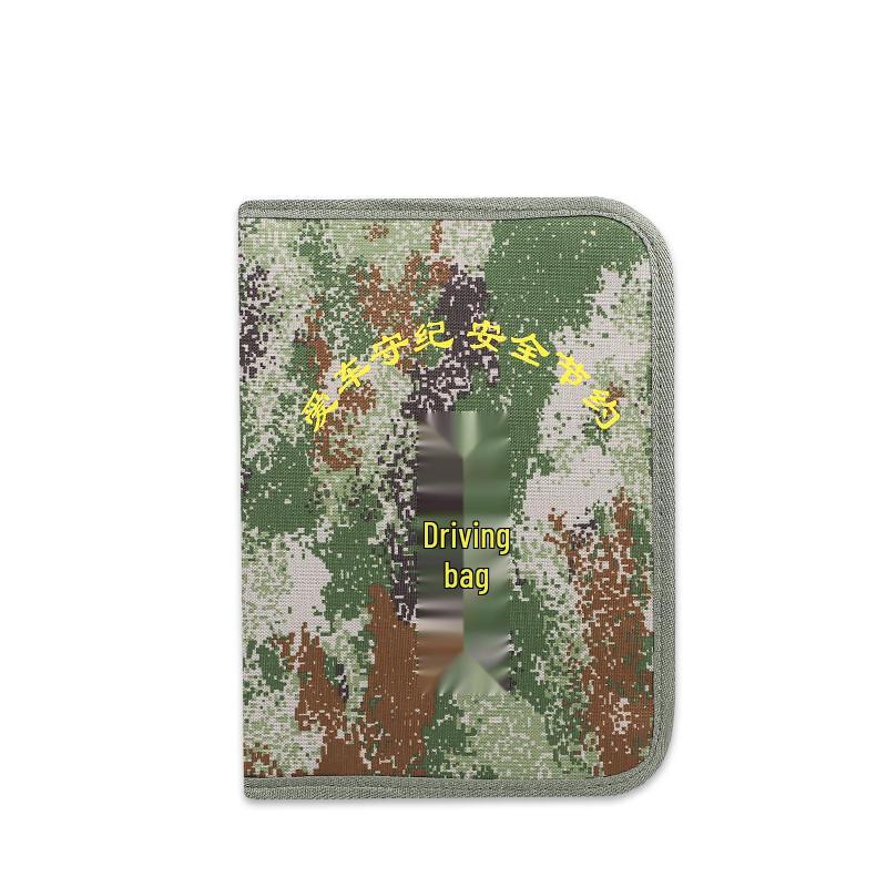 Camouflage Driving Document Organizer Bag